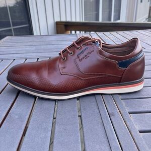Bruno Marc Brown Casual Dress Shoes